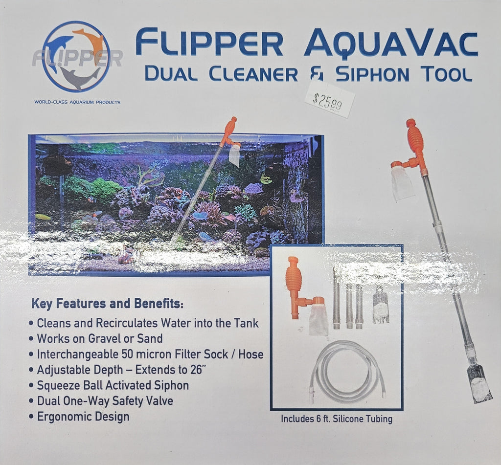 Flipper AquaVac Dual Cleaner & Siphon