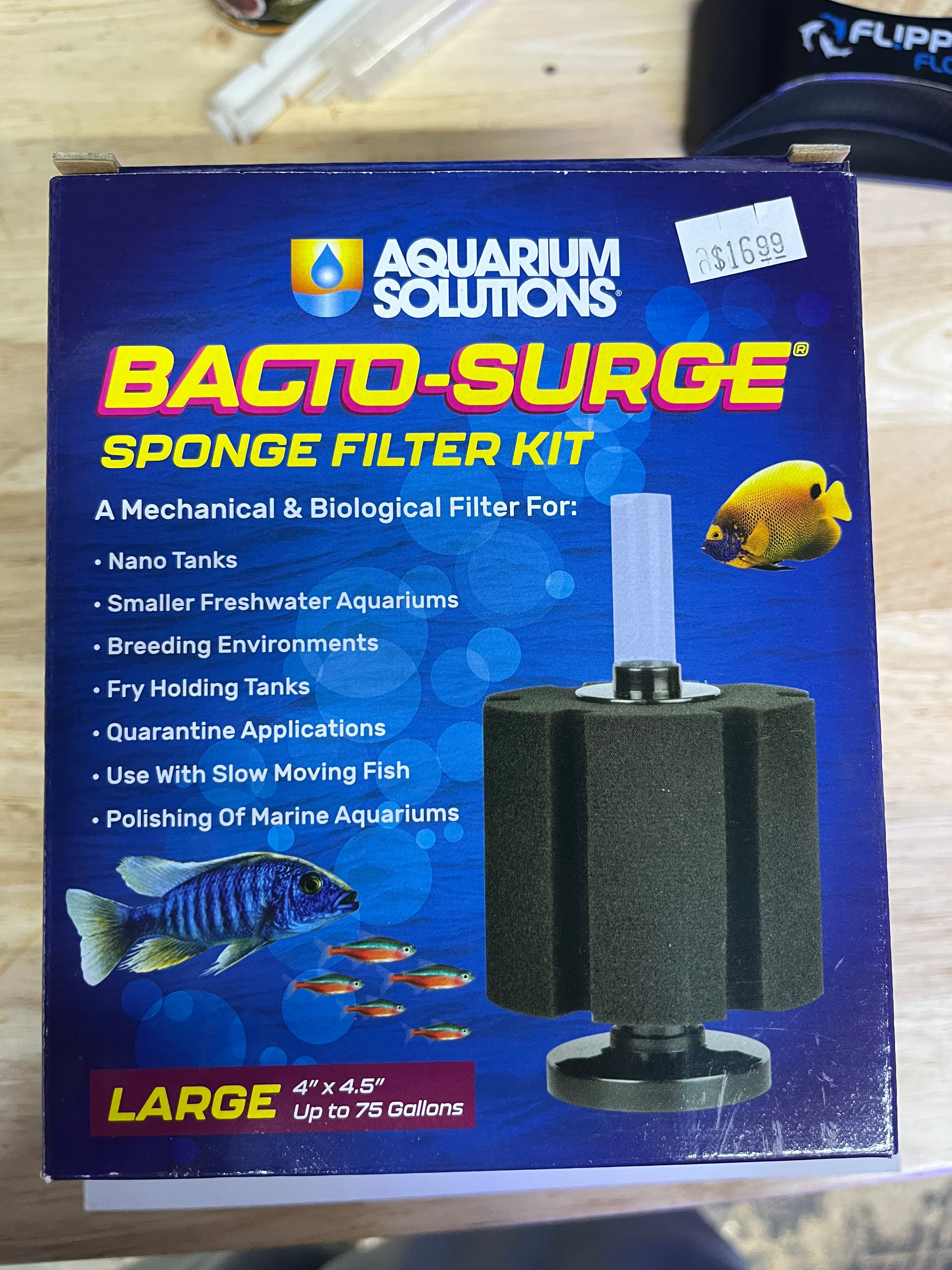 Bacto-Surge-Sponge-Filter-Kit