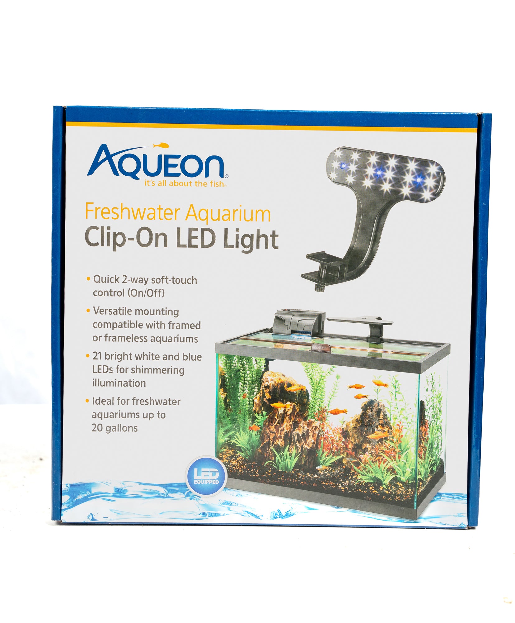 Aqueon-Freshwater-Aquarium-Clip-On-LED-Light
