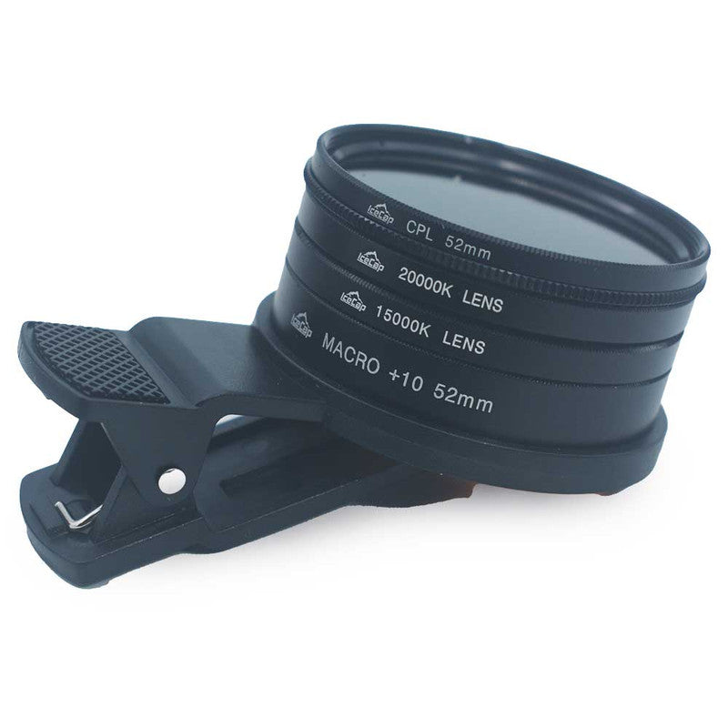 Clip-on Photo Lens Kit
IceCap Clip-on Photo Lens Kit