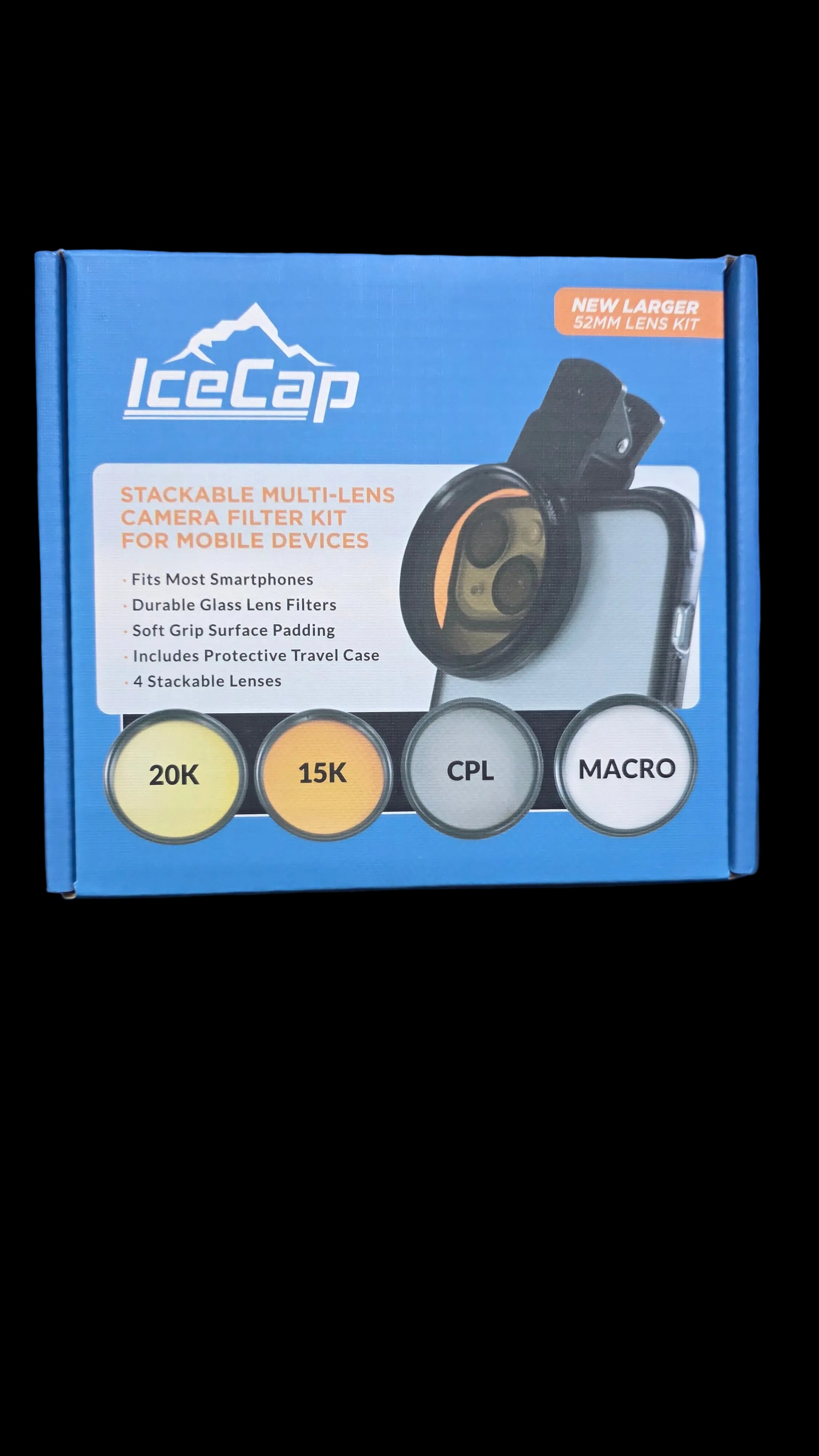 Clip-on Photo Lens Kit
IceCap Clip-on Photo Lens Kit