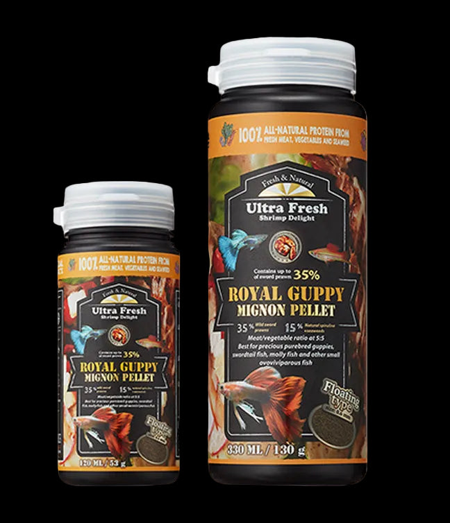 Ultra Fresh Royal Guppy Mignon Pellets – Shrimp Delight Formula